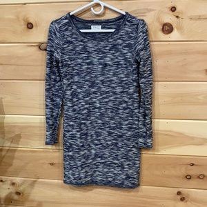 Knit dress great with boots for winter